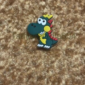 Kids Green Dinosaur Jibbitz Accessory Shoe Charm For Crocs 5/$15